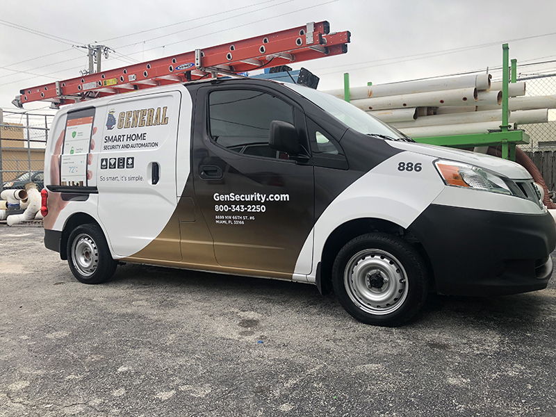Ford Transit Connect Commercial wrap, Fleet Vinyl Vehicle Wraps Advertising, Graphics, Decals and Lettering.