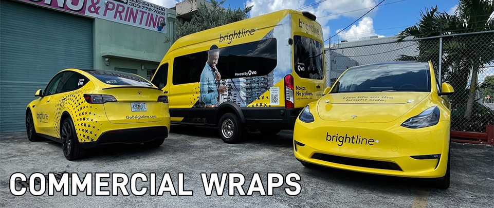 Miami Commercial wraps,car wrapping miami, custom car wrap, vehicle wrap, vehicle graphics, Commercial Vans Wraps