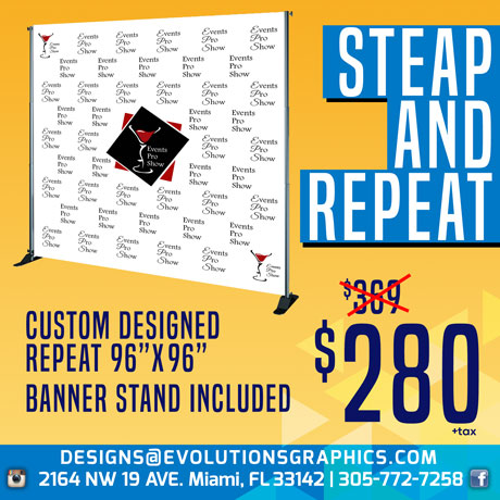 step and repeat $280