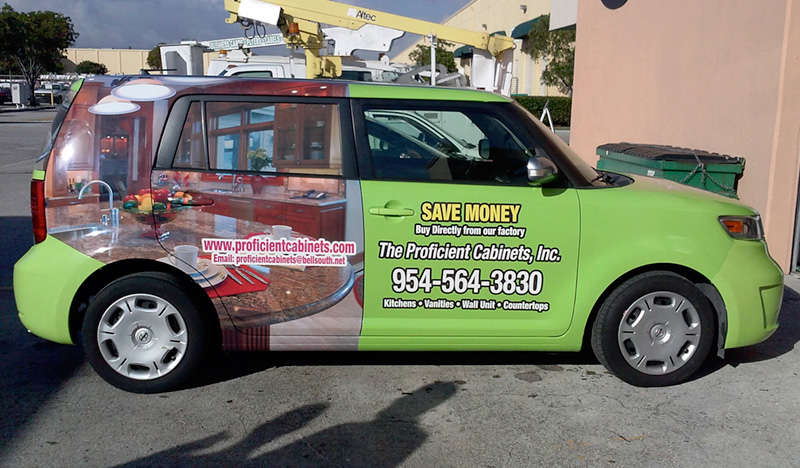 custom car wrap, Miami vehicle graphic
