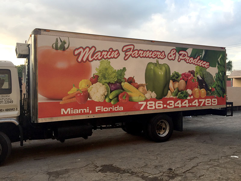 Car Wrap Miami,  Marin Farmers Produce